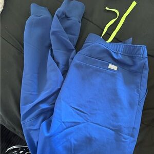 Large figs bottoms joggers color royal blue